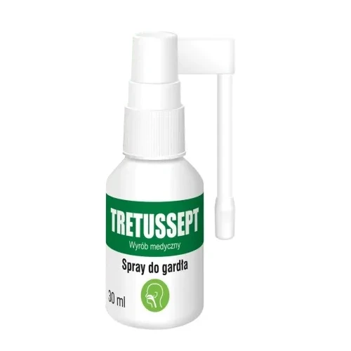 Tretussept Spray, 30 ml - Spray łagodzący chrypkę i suchy kaszel