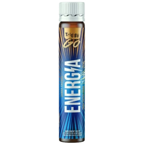 Triggy Go Energia Shot, 25 ml - Tauryna, magnez i witamina B6  dla osób aktywnych fizycznie i umysłowo