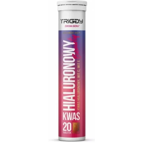 Triggy Kwas Hialuronowy Beauty, 20 tabletek musujących - Smak marakuja