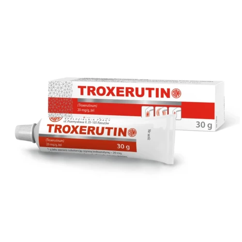 Troxerutin Chema Żel 20 mg/g, 30 g - Łagodzi uczucie „ciężkich nóg” i bóle kończyn dolnych