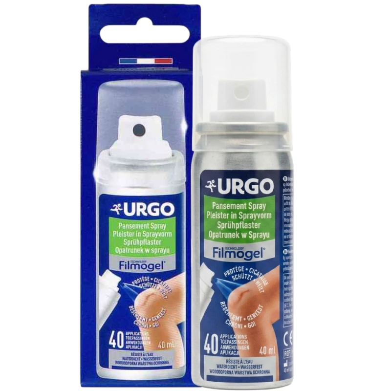 Urgo Filmogel, opatrunek w sprayu, 40 ml - Do stosowania na rany powierzchowne
