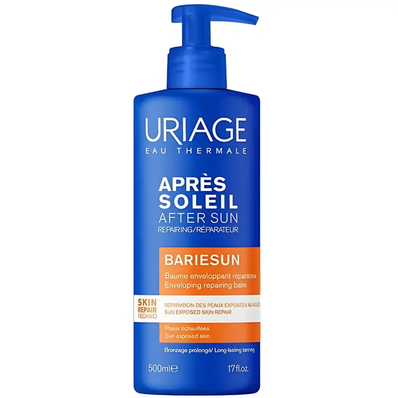 Uriage Bariésun Regenerujący balsam po opalaniu, 500 ml - Nawilża, łagodzi i przedłuża opaleniznę
