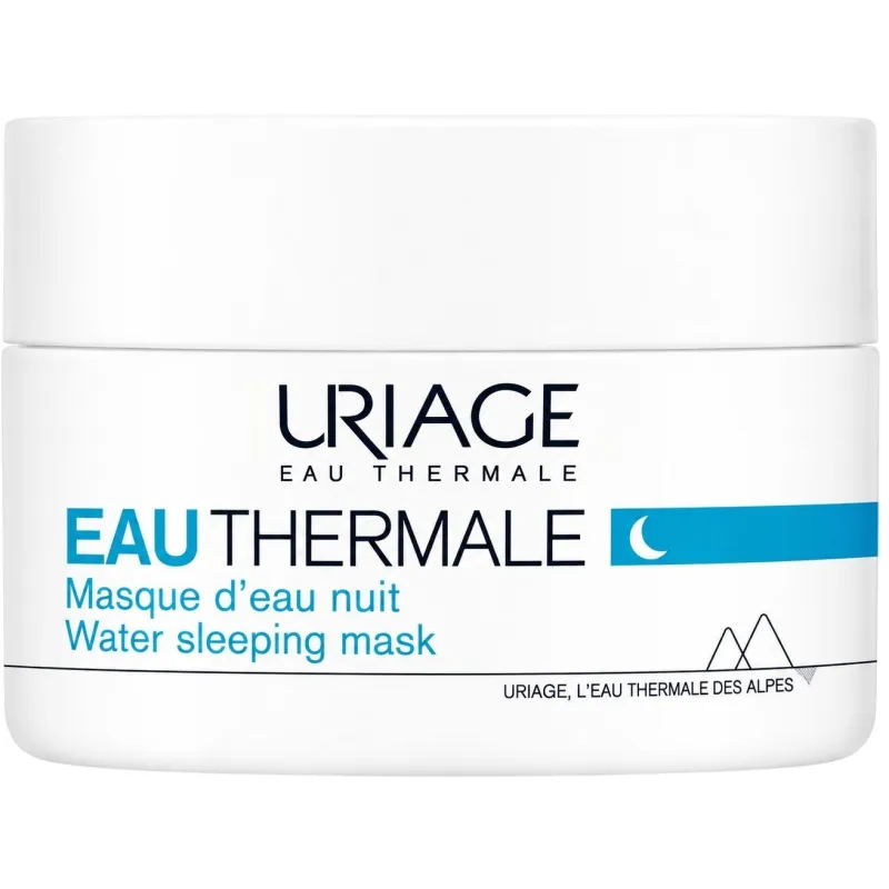 Uriage Eau Thermale Maseczka na noc, 50 ml - Aktywnie nawilżająca z kwasem hialuronowym