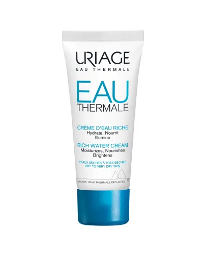 Uriage Eau Thermale Krem do twarzy, 40 ml  - Krem nawilżający o bogatej konsystencji, do skóry normalnej, suchej i wrażliwej