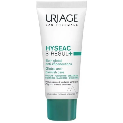 Uriage Hyseac 3-Regul Krem do twarzy, 40 ml - Oczyszcza, reguluje sebum i minimalizuje pory