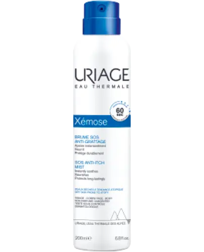 Uriage Xemose Kojąca mgiełka SOS, 200 ml - Łagodzi świąd i zmniejsza suchość skóry.