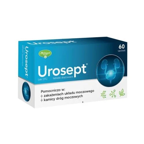 Urosept, 60 tabletek drażowanych - Zapalenie pęcherza u młodzieży i dorosłych
