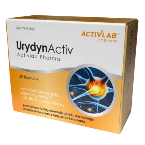 UrydynActiv, 30 kapsułek - Monofosforan urydyny  i witaminy z grupy B