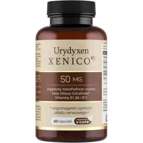 Xenico Urydyxen 50 mg, 60 kapsułek - Wsparcie prawidłowego funkcjonowanie układu nerwowego