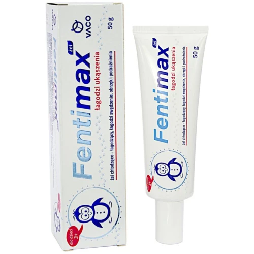 Vaco Fentimax, żel chłodząco-łagodzący, 50 ml - Przynosi ulgę i łagodzi uczucie swędzenia po ukąszeniu
