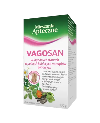 Vagosan Zioła do zaparzania, 100 g - Środek ściągający i przeciwzapalny