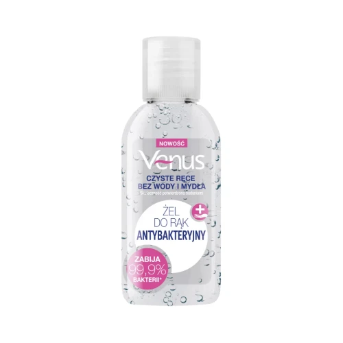 Venus Antybakteryjny żel do rąk, 50 ml  - Butelka z aplikatorem flip-top