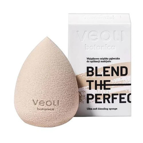 Veoli Botanica Blend, The Perfection, gąbka do nakładania makijażu, 1 sztuka - Zapewnia równomierne rozprowadzenie produktów