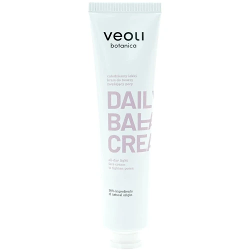 Veoli Botanica Daily Balance Cream Całodzienny lekki krem do twarzy zwężający pory, 75 ml - Do cery tłustej i mieszanej