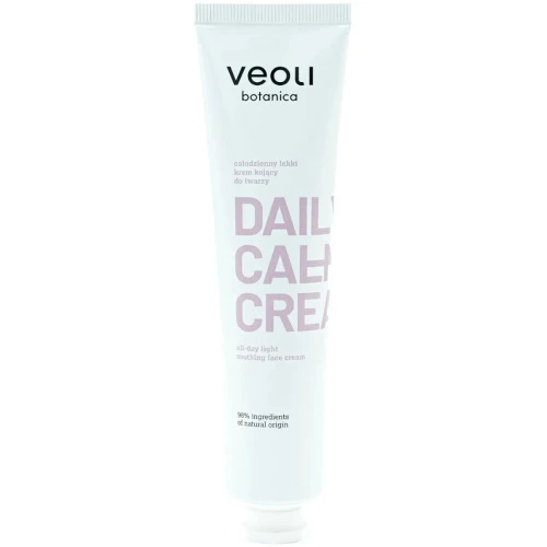 Veoli Botanica Daily Calming Cream Całodzienny lekki krem kojący do twarzy, 75 ml - Do cery wrażliwej, suchej i reaktywnej