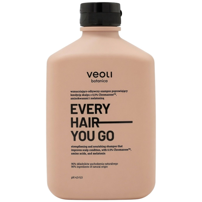 Veoli Botanica Every Hair You Go Wzmacniająco-odżywczy szampon do włosów, 300 ml - Do włosów osłabionych