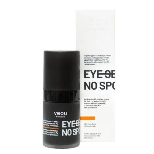 Veoli Botanica Eye See No Spots Rozjaśniająco-nawilżające serum pod oczy, 15 ml - Na cienie, przebarwienia i oznaki zmęczenia
