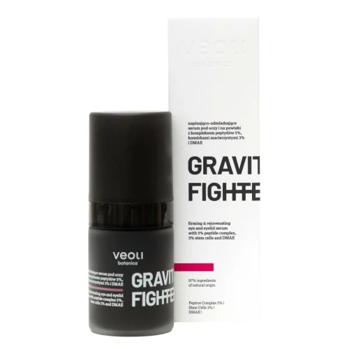 Veoli Botanica Gravity Fighter Napinająco-odmładzające serum pod oczy, 15 ml - Lifting, redukcja zmarszczek i cieni