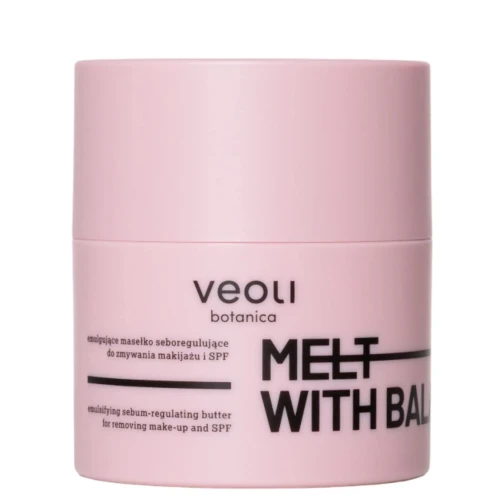 Veoli Botanica Melt With Balance Emulgujace masełko seboregulujące do demakijażu, 40 g - Do demakijażu i oczyszczania skóry tłustej i mieszanej