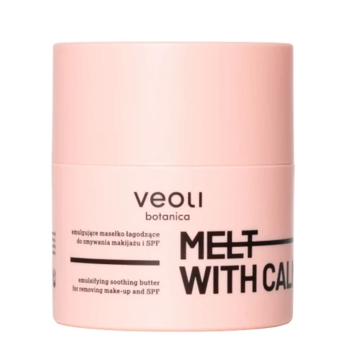 Veoli Botanica Melt With Calmness Emulgujące masełko kojące do demakijażu, 40 g - Do demakijażu i oczyszczania skóry wrażliwej