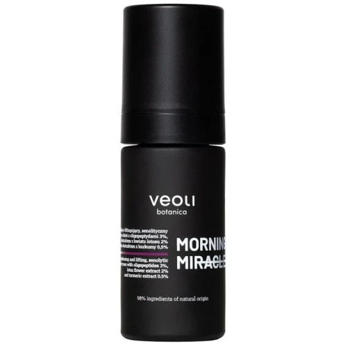 Veoli Botanica Morning Miracle Senolityczny krem do twarzy na dzień, 30 ml - Z peptydami i koenzymem Q10