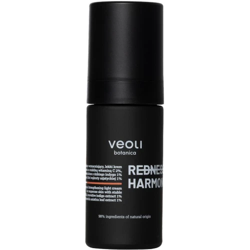 Veoli Botanica Redness Harmony Kojąco-wzmacniający, lekki krem na naczynka, 30 ml - Ukojenie, wzmocnienie naczynek i wyrównanie kolorytu