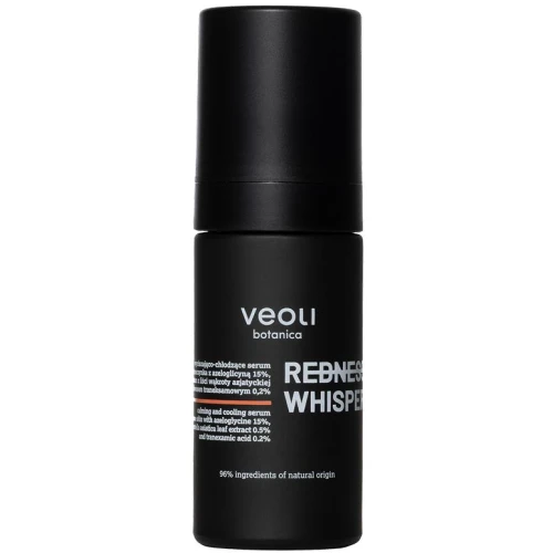 Veoli Botanica Redness Whisperer Wyciszająco-chłodzące serum na naczynka, 30 ml - Pielęgnacja redukująca rumień i podrażnienia