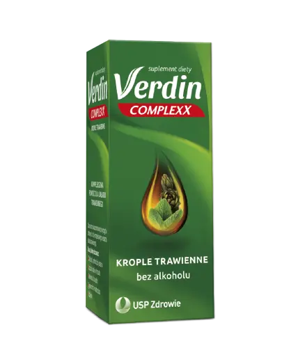 Verdin Complexx krople, 40 ml - Z olejkiem miętowym i karczochem