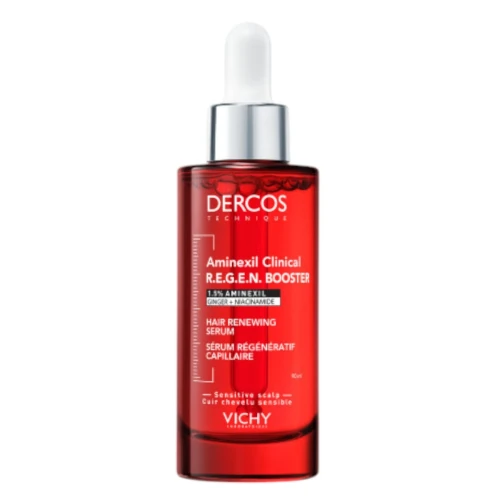 Vichy Dercos Aminexil R.E.G.E.N. Serum wzmacniające i stymulujące włosy, 90 ml - Dla mocniejszych i gęstszych włosów