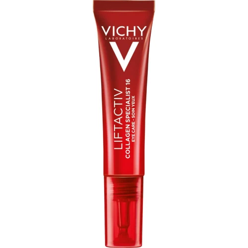 Vichy Liftactiv Collagen Specialist Eye Care, krem pod oczy, 15 ml - Wspomaga redukcję zmarszczek i poprawia jędrność skóry