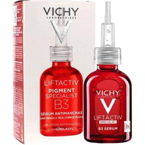Vichy Liftactiv Pigment Specialist B3, serum na przebarwienia i zmarszczki, 30 ml - Redukuje przebarwienia i wyrównuje koloryt skóry