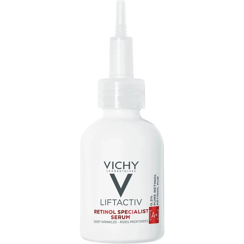 Vichy Liftactiv Retinol Specialist, serum z retinolem na noc, 30 ml  - Redukcja głębokich i utrwalonych zmarszczek