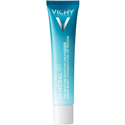 Vichy Minéral 89 Krem intensywnie nawilżający 72H, 40 ml - Z kwasem hialuronowym i skwalanem
