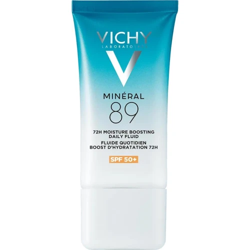 Vichy Mineral 89 fluid-krem nawilżający SPF50+, 50 ml - Wzmacnia barierę ochronną skóry, poprawia jej nawilżenie
