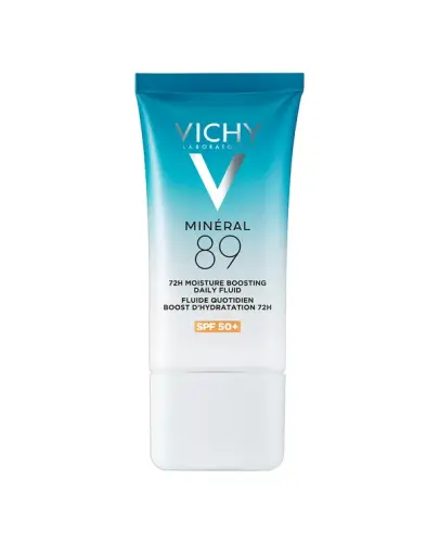 Vichy Mineral 89 fluid-krem nawilżający SPF50+, 50 ml - Wzmacnia barierę ochronną skóry, poprawia jej nawilżenie
