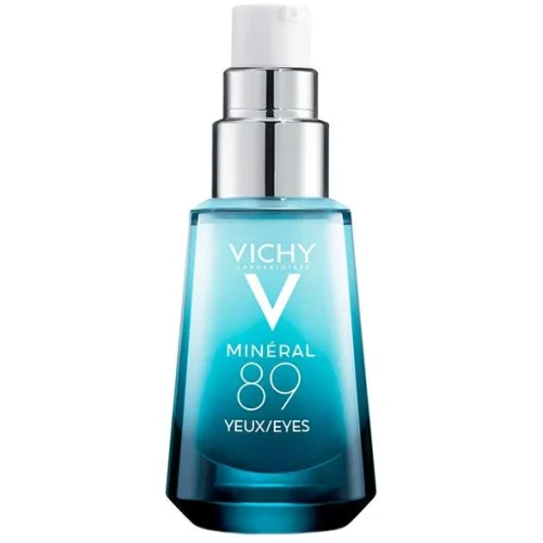 Vichy Mineral 89 Oczy, krem, serum pod oczy, 15 ml - Minimalistyczna, hipoalergiczna formuła bez alkoholu etylowego