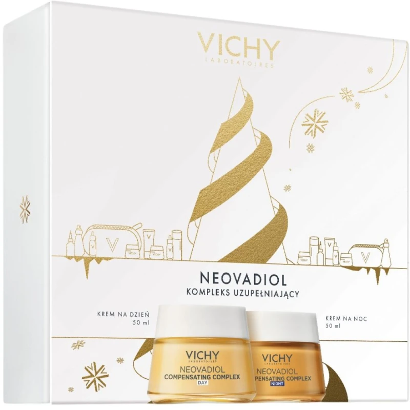 Vichy Neovadiol Kompleks Uzupełniający Zestaw - Krem na dzień, 50 ml + Krem na noc, 50 ml - pielęgnacja ujędrniająca skóry dojrzałej
