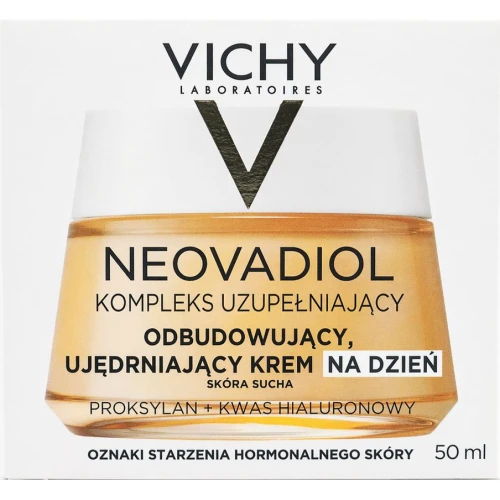 Vichy Neovadiol Peri-Menopause, krem na dzień do skóry suchej, 50 ml - Przywraca gęstość, modeluje owal, dla kobiet dojrzałych przed okresem menopauzy
