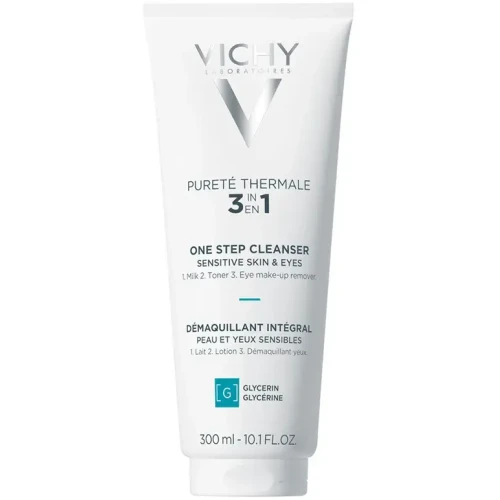 Vichy Purete Thermale, preparat do demakijażu twarzy i oczu 3w1, 300 ml  - Do demakijażu dla kobiet o wrażliwych oczach i skórze