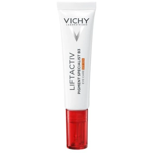 Vichy Liftactiv Pigment Specialist B3 Krem pod oczy SPF50+, 15 ml - Na przebarwienia i oznaki zmęczenia