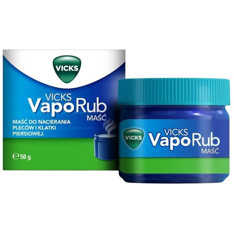 Vicks VapoRub maść, 50 g - Maść rozgrzewająca na przeziębienie