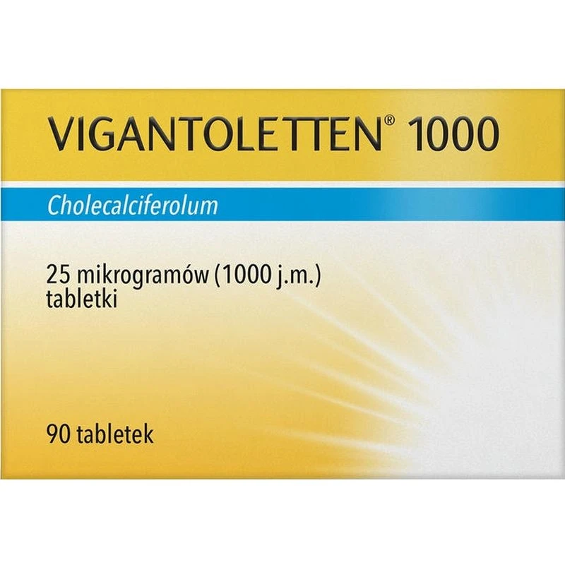 Vigantoletten 1000, 90 tabletek - Witamina D3 w tabletkach