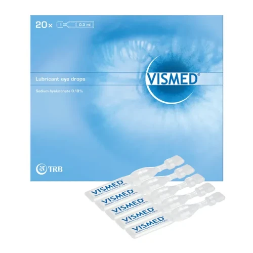 Vismed Krople do oczu, minimsy, 0,3 ml x 20 sztuk - Zapewniają intensywne nawilżenie i ochronę oczu