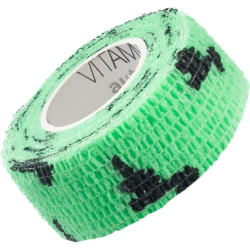 Vitammy Autoband, elastyczny bandaż kohezyjny, dinozaury, 2,5 cm x 4,5 m 1 sztuka - Może być stosowany jako bandaż uciskowy i ochronny