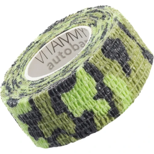 Vitammy Autoband, elastyczny bandaż kohezyjny, zielone moro, 2,5 cm x 4,5 m 1 sztuka