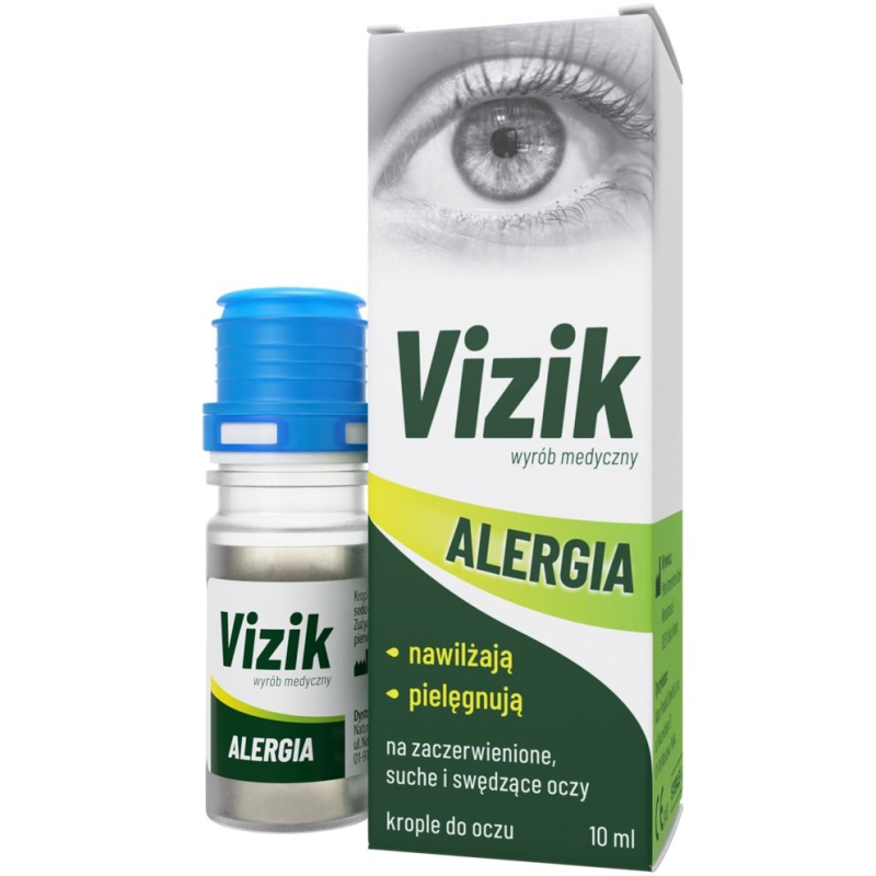 Vizik Alergia, krople do oczu, 10 ml - Krople na zaczerwienione, suche i swędzące oczy