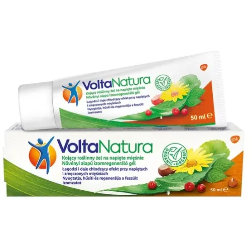 VoltaNatura, żel 50 ml - Kojący roślinny żel na napięte obolałe mięśnie