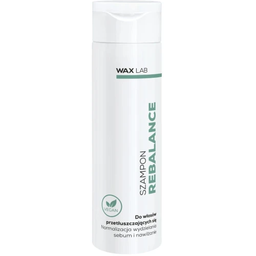 Wax Lab Rebalance Szampon do włosów przetłuszczających się, 200 ml - Regulacja sebum, świeżość i lekkość włosów