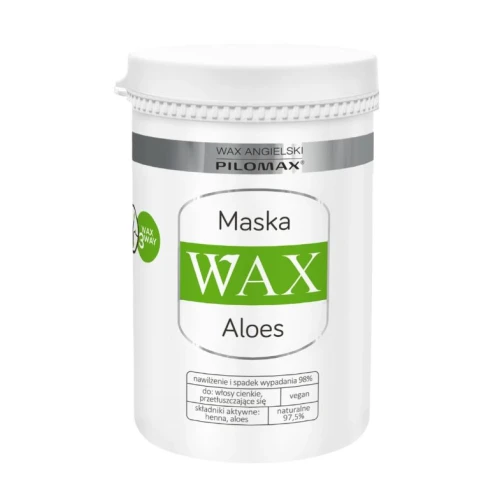 Wax Aloes maska nawilżająca do włosów cienkich lub przetłuszczających się, 480 ml - Nawilża i ogranicza wypadanie włosów