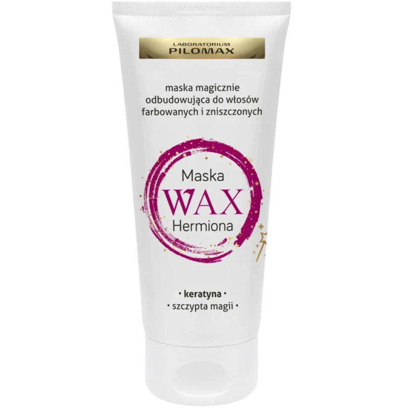 Wax Pilomax Hermiona, maska magicznie odbudowująca z keratyną, 200ml - Do włosów farbowanych i zniszczonych
